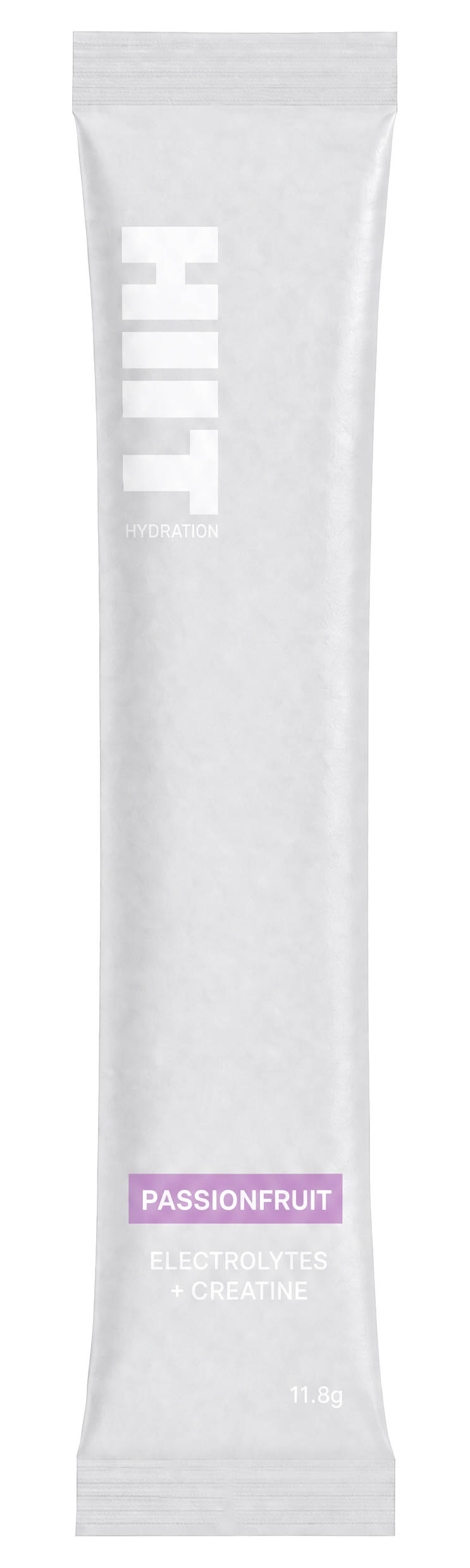 HIIT Hydration Passionfruit electrolytes and creatine stick sachet